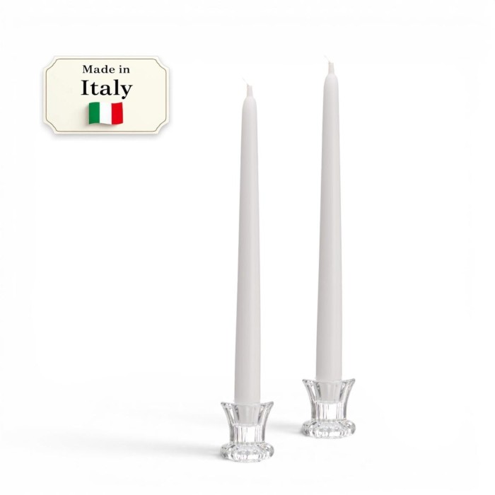 CANDELA CONICA DA 30 CM BIANCO